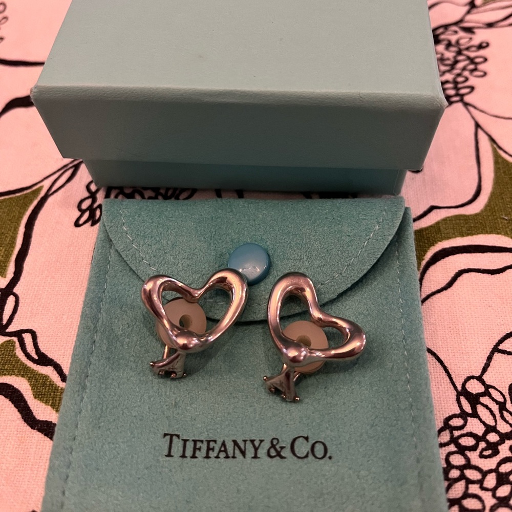 Authentic Tiffany clip on earrings
